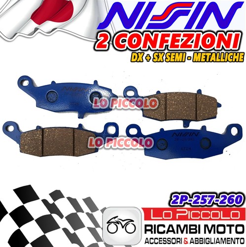 Kit brake pads nissin front - brake,