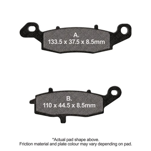 Ebc motorcycle brake - ebc, dmx