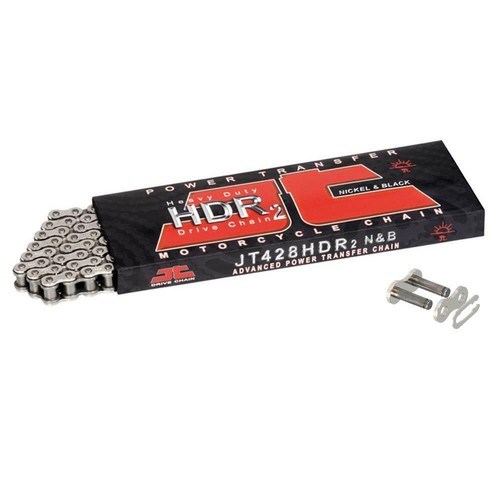 Silver motorcycle chain - jt,